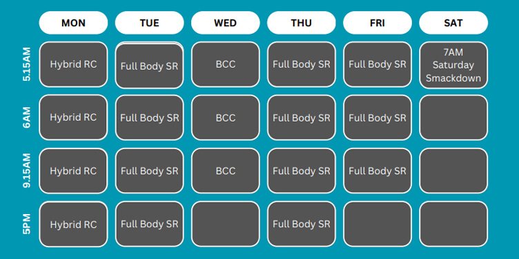 Group Time Table